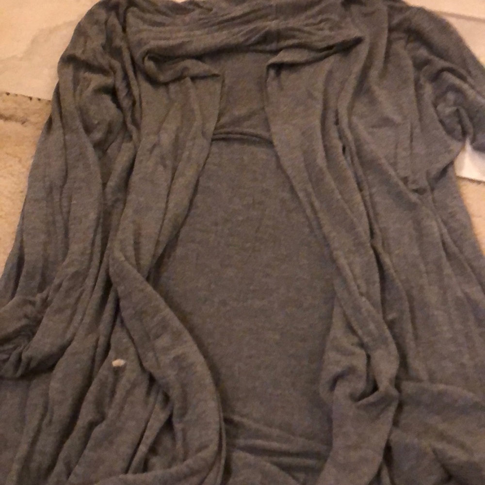 Gray sweater